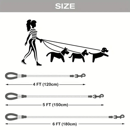 Adjustable Reflective Safety Dog Leash